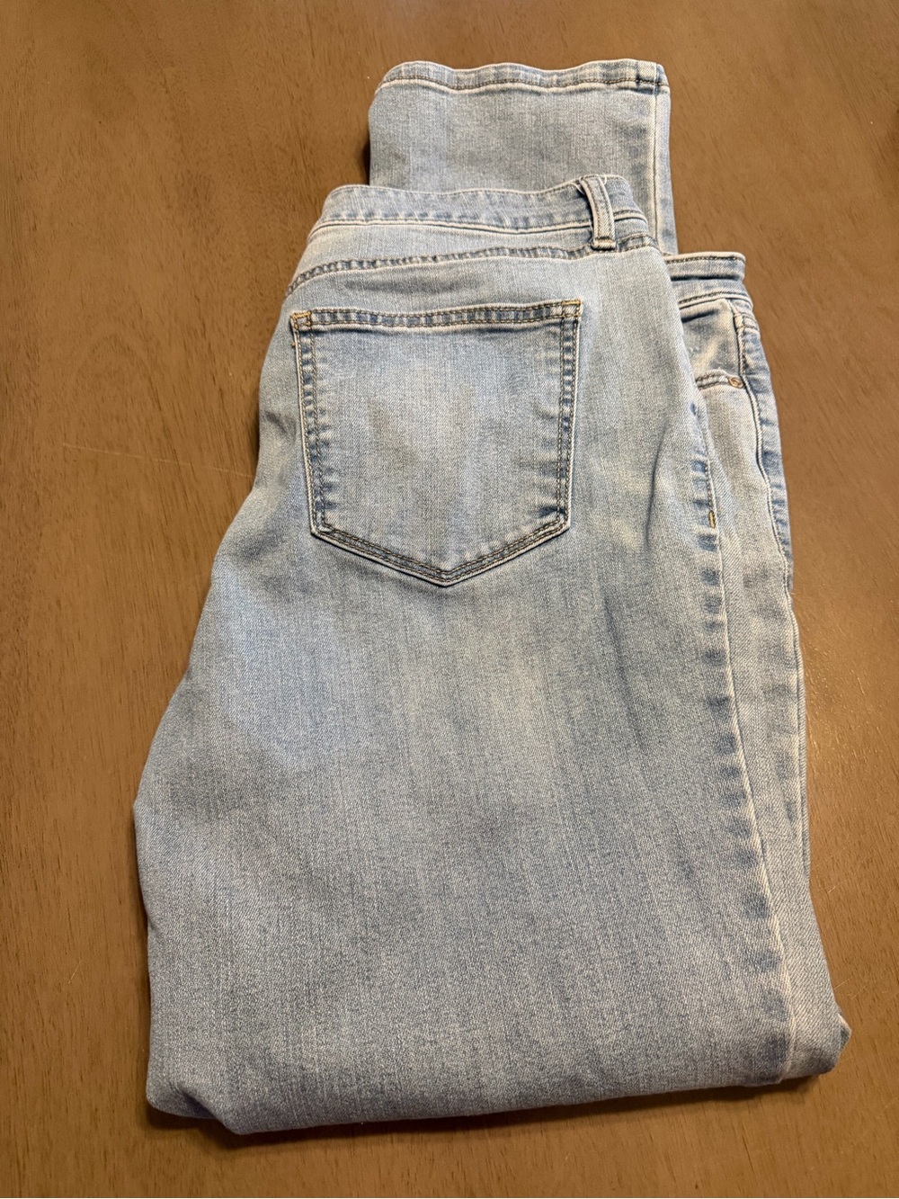 St Johns Straight Leg Light Wash High-Rise Straight Jeans